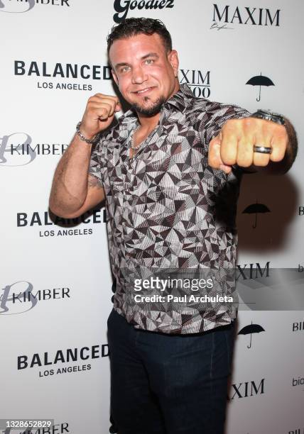 Fighter Frank Mir attends the Maxim Hot 100 event at The Highlight Room on July 13, 2021 in Los Angeles, California.