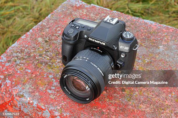 Olympus E-30 DSLR camera with Olympus Zuiko 18-180mm f/3.5-6.3 zoom lens, Salisbury, January 6, 2011.