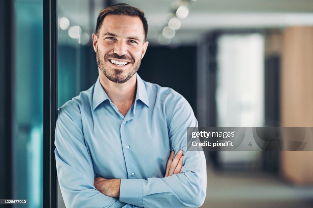 Exitoso hombre de negocios