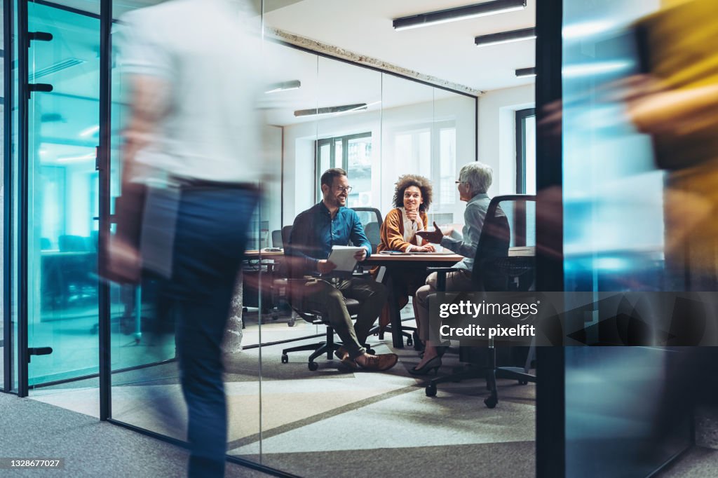 Journée bien remplie au bureau