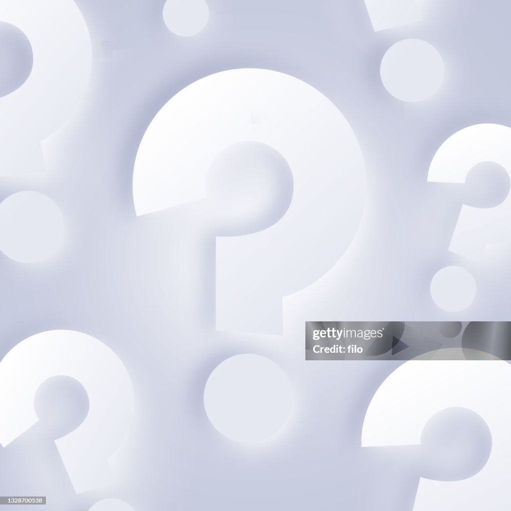 Question Mark Asking Questions Background High-Res Vector Graphic ...