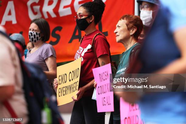Pfizer Protest Angela Means Photos and Premium High Res Pictures - Getty Images