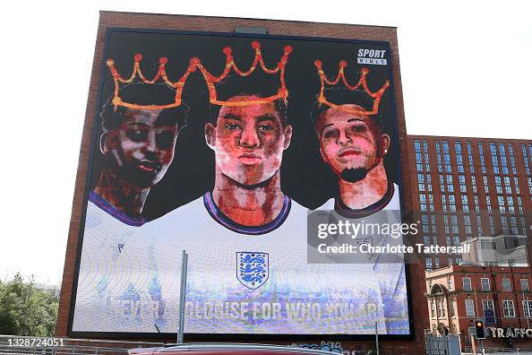 New Digital Mural Of The Three Black Footballers Racially Abused After England Lost The Euro's Final Is Unveiled New Digital Mural Of The Three Black Footballers Racially Abused After England Lost The Euro's Final Is Unveiled