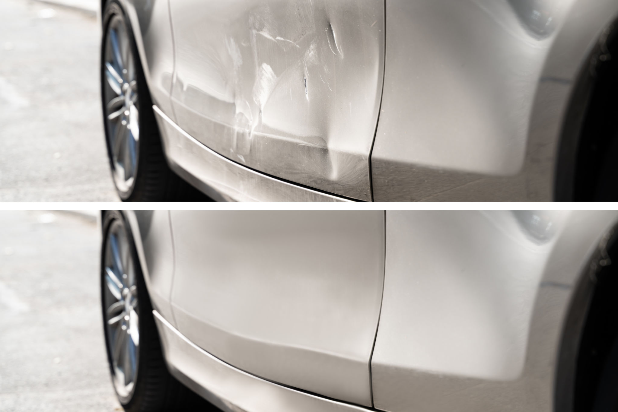 car before and after