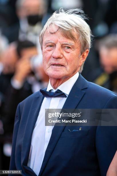 Bernard Kouchner attends the "A Felesegam Tortenete/The Story Of My Wife" screening during the 74th annual Cannes Film Festival on July 14, 2021 in...