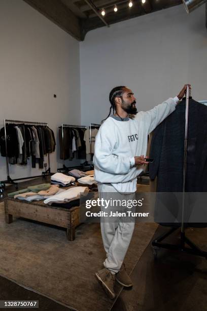 Fashion designer Jerry Lorenzo poses for a portrait on October 22, 2020 in Los Angeles, California.