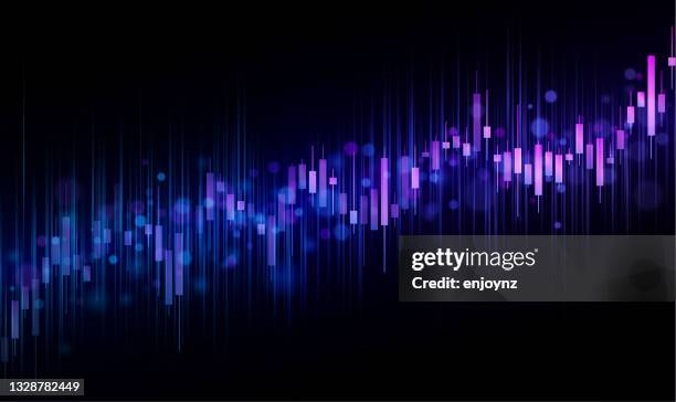 krypto-markt zunehmend hintergrundillustration - bitcoin stock-grafiken, -clipart, -cartoons und -symbole