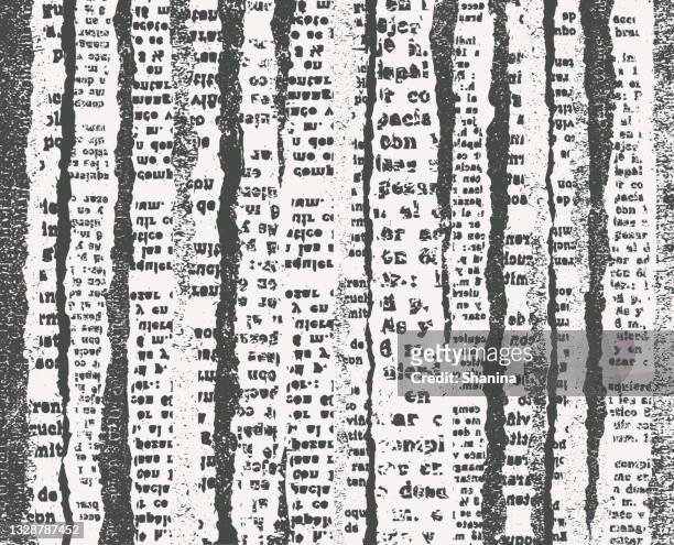 grunge texture torn paper background - v4 - newspaper stock illustrations