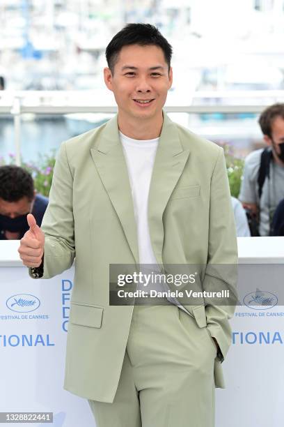 Anthony Chen attends "The Year Of The Everlasting Storm" photocall during the 74th annual Cannes Film Festival on July 15, 2021 in Cannes, France.
