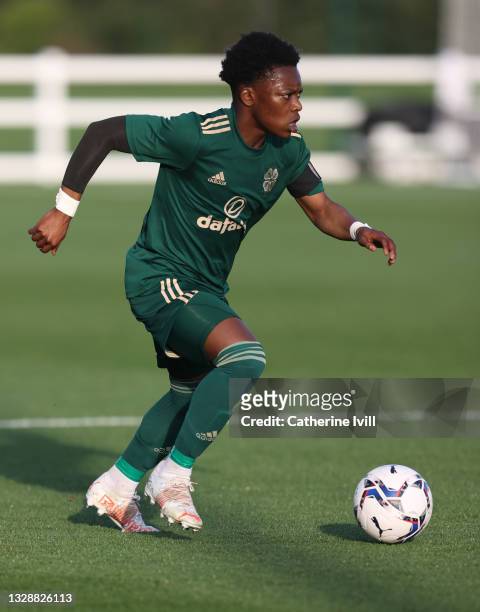 Karamoko Dembele of Celtic during the Pre-Season Friendly match between Bristol City and Celtic at The Robins High Performance Centre on July 13,...