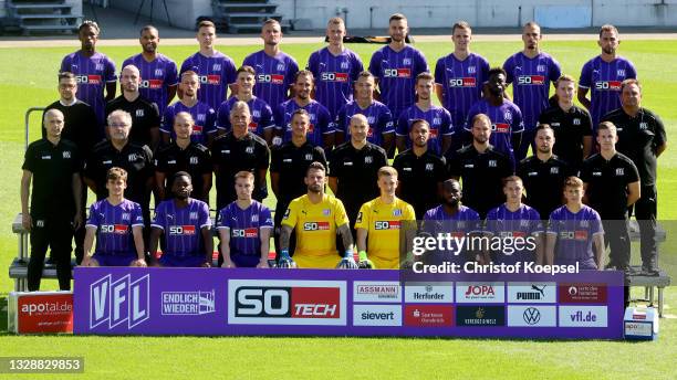 The upper first row starts with Hakim Traore, Andrew Wooten, Luis Sprekelmeyer, Timo Beermann, Lukas Gugganing, Felix Higl, Lukas Kunze, Maurice...