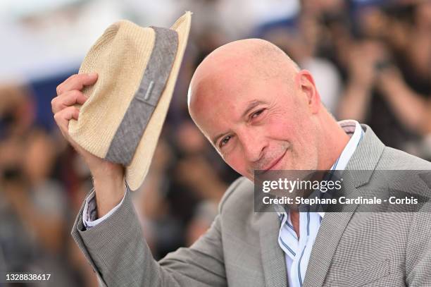 Director Jacques Audiard attends the "Les Olympiades " photocall during the 74th annual Cannes Film Festival on July 15, 2021 in Cannes, France.