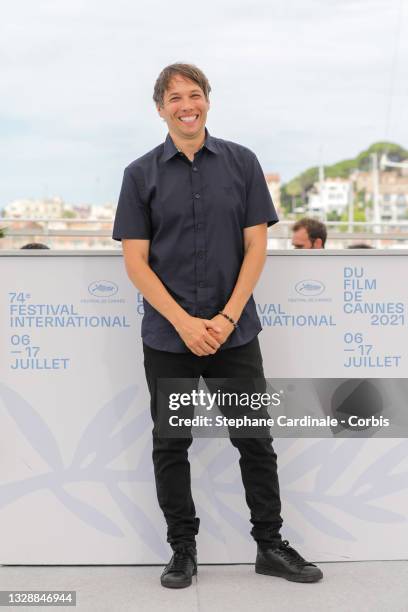 Sean Baker attends the "Red Rocket" photocall during the 74th annual Cannes Film Festival on July 15, 2021 in Cannes, France.