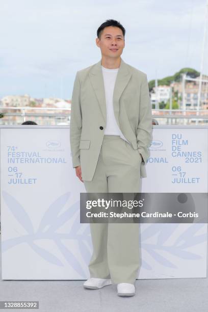 Anthony Chen attends "The Year Of The Everlasting Storm" photocall during the 74th annual Cannes Film Festival on July 15, 2021 in Cannes, France.