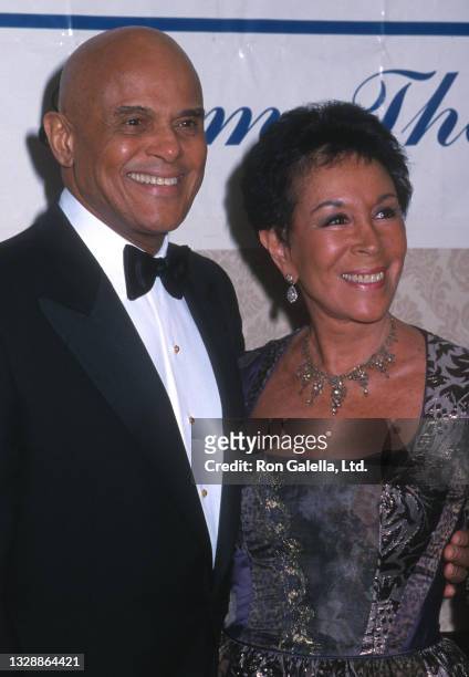 Harry Belafonte and Julia Robinson attend "The Legacy Continues" University of the West Indies Gala at the Marriott Marquis Hotel, New York, New...