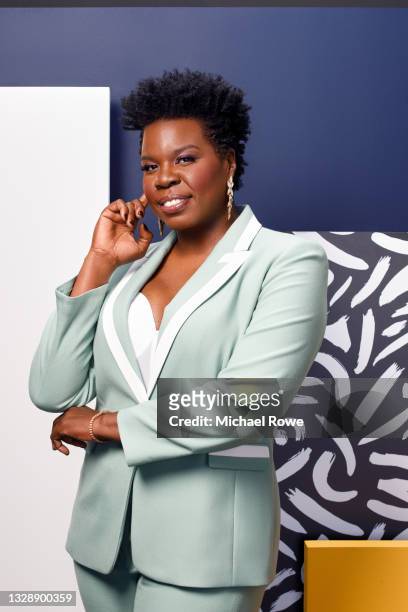 Actress/comedian Leslie Jones is photographed for Essence Magazine on April 3, 2021 at the Black Women in Hollywood Awards in Los Angeles, California.