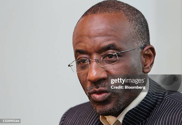 Lamido Sanusi, governor of the Central Bank Of Nigeria, speaks during an interview at the Islamic Financial Intelligence Summit in Kuala Lumpur,...