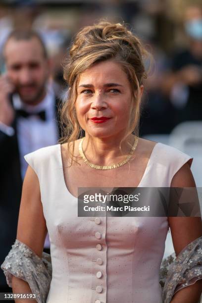 Actress Blanche Gardin attends the "France" screening during the 74th annual Cannes Film Festival on July 15, 2021 in Cannes, France.