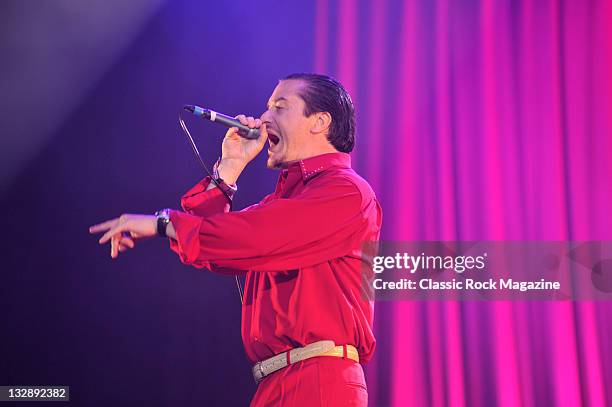 Mike Patton of Faith No More performing live on stage at Download Festival on June 6, 2009 at Donington Park.