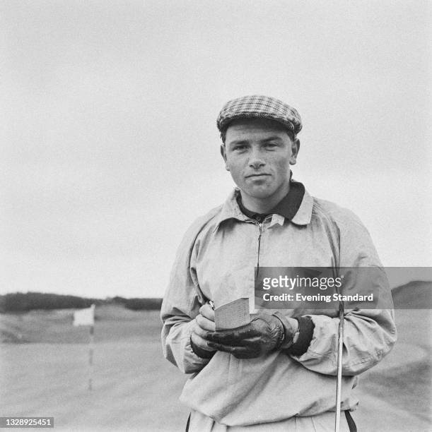 English golfer Clive Clark during the 1965 Open Championship at Royal Birkdale in Southport, UK, July 1965.