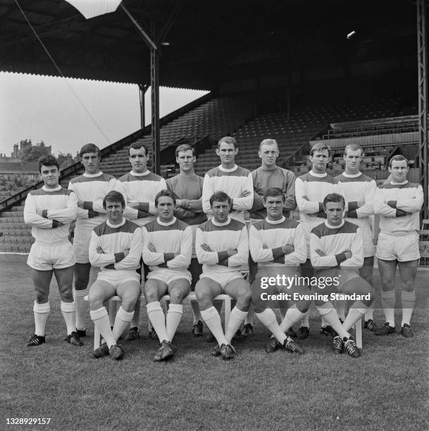 League Division 2 team Charlton Athletic at the start of the 1965-66 season, UK, 11th August 1965.