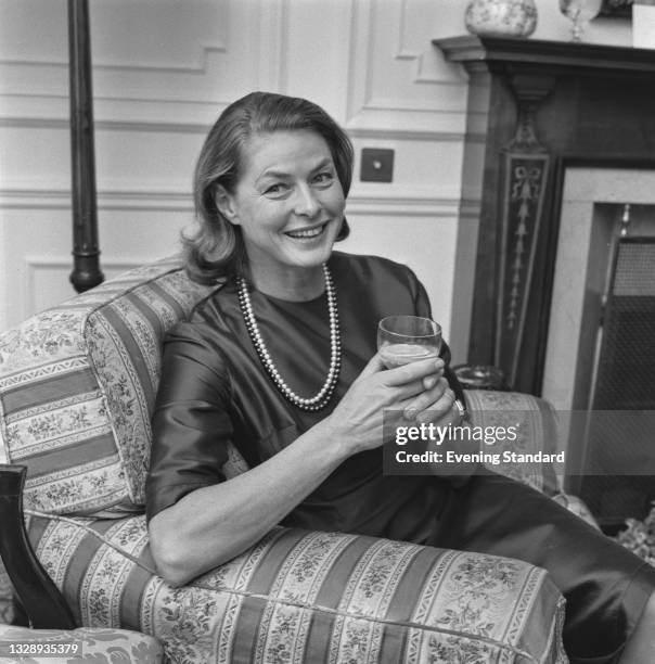 Swedish actress Ingrid Bergman , UK, 24th September 1965.