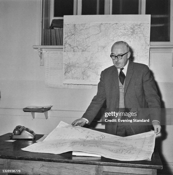 Detective Chief Superintendent Arthur Benfield, head of the Cheshire Police's Criminal Investigation Department, leads the search for the missing...