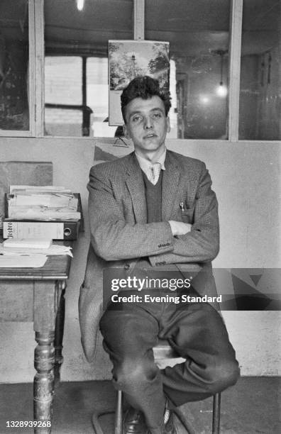 Ian Brady whilst working as a stock clerk at Millwards Merchandise in Manchester, UK, circa 1960. It was here that he met secretary Myra Hindley, his...