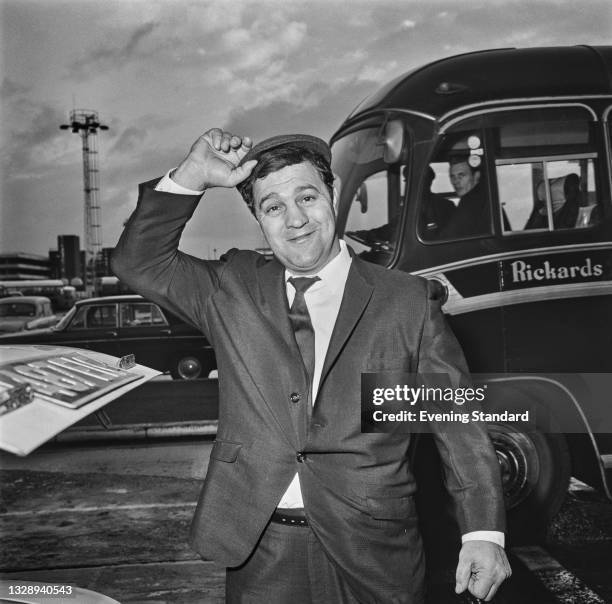 American heavyweight boxer Rocky Marciano , UK, 1st November 1965. He is in London to attend an Anglo-American Sporting Club event in his honour at...