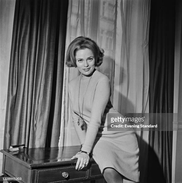 Swedish actress Ulla Jacobsson , UK, 24th November 1965. She starred in the film 'Zulu' in 1964, in the movie's only female speaking role.