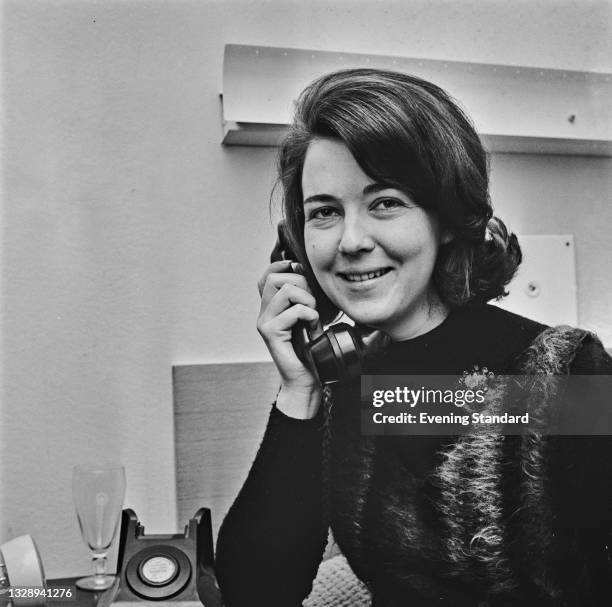 Political activist Judith Todd, the daughter of former Rhodesian Prime Minister Garfield Todd, UK, 22nd November 1965.