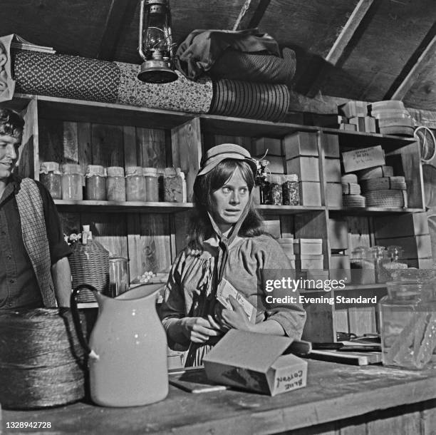 English actress Rita Tushingham during the filming of 'The Trap', UK, December 1965.