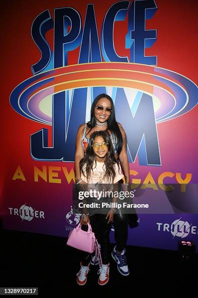 Nia Guzman and Royalty Brown attend the Space Jam 2