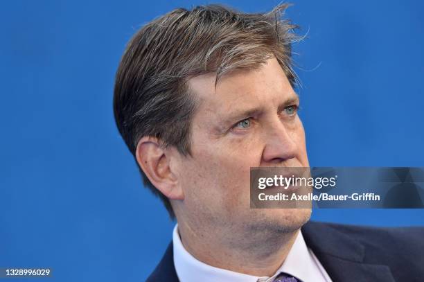 Bill Lawrence attends Apple's "Ted Lasso" Season 2 Premiere at Pacific Design Center on July 15, 2021 in West Hollywood, California.