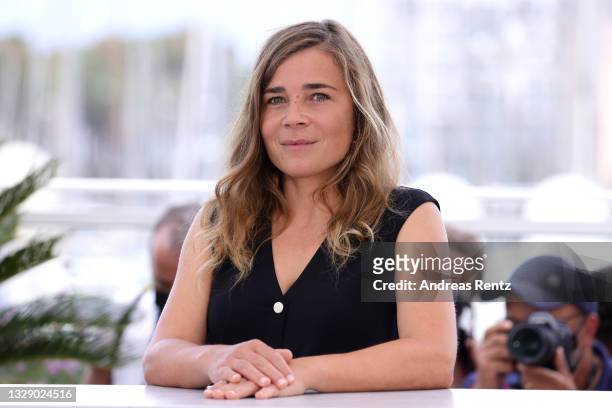 Blanche Gardin attends the "France" photocall during the 74th annual Cannes Film Festival on July 16, 2021 in Cannes, France.