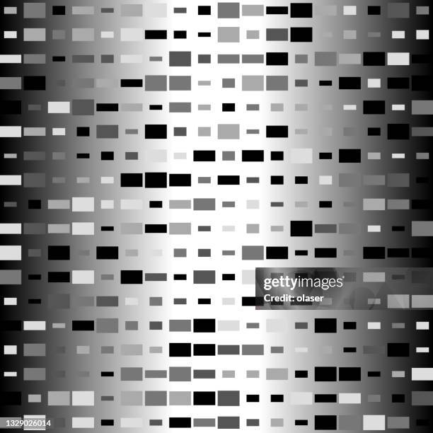 rectangles, different size and shapes, on metallic surface - multiple reflections stock illustrations