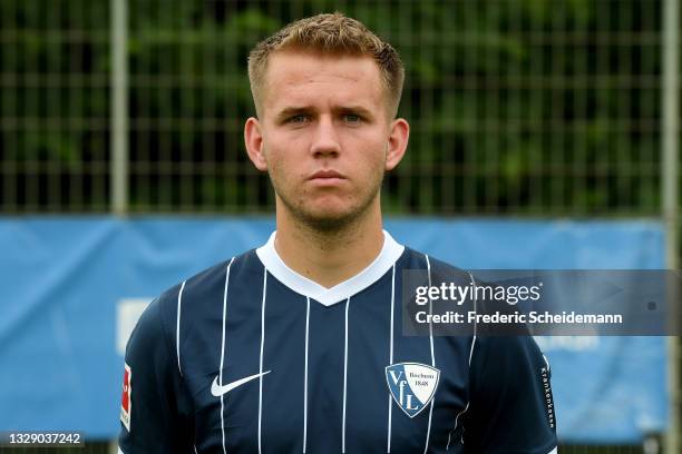 Lars Holtkamp of VfL Bochum poses during the team presentation at on July 16, 2021 in Bochum, Germany.