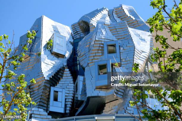 steel tower of the luma foundation building in arles - arles stock pictures, royalty-free photos & images