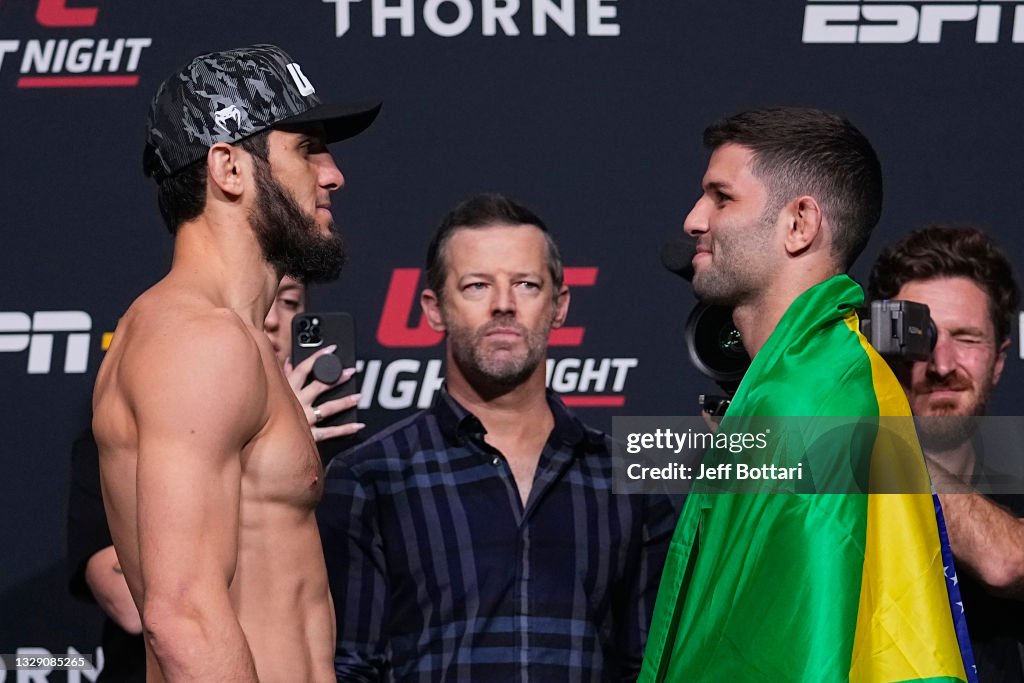 UFC Fight Night: Makhachev v Moises Weigh-in
