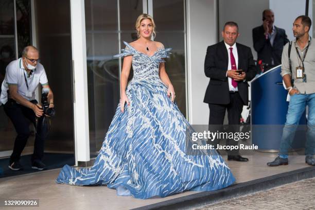 Hofit Golan is seen during the 74th annual Cannes Film Festival at on July 16, 2021 in Cannes, France.