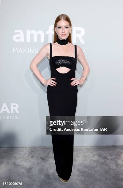 Marina Ruy Barbosa attends the amfAR Cannes Gala 2021 at Villa Eilenroc on July 16, 2021 in Cap d'Antibes, France.