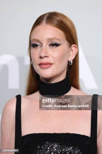 Marina Ruy Barbosa attends the amfAR Cannes Gala 2021 at Villa Eilenroc on July 16, 2021 in Cap d'Antibes, France.