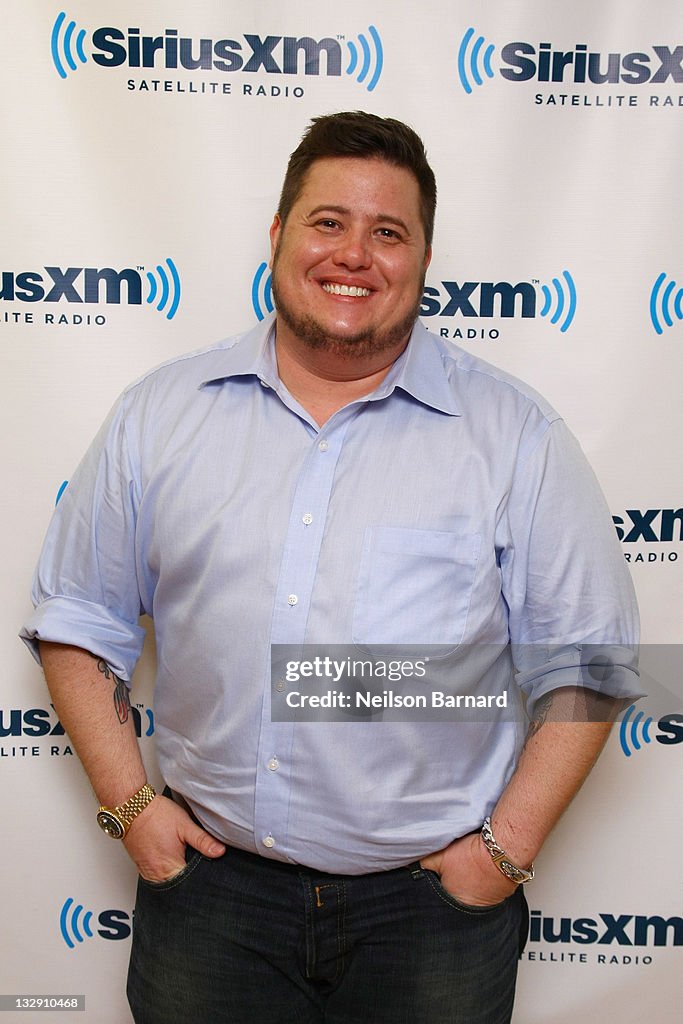 Chaz Bono And Jason Segel Visit SiriusXM