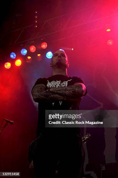 Phil Anselmo of Down live on stage at High Voltage on July 25, 2010.