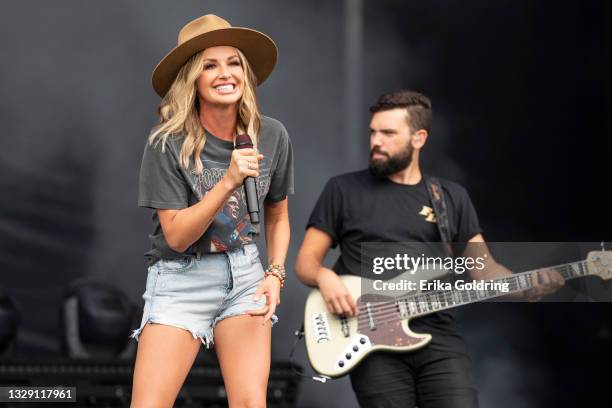 Carly Pearce performs during Faster Horses Festival at Michigan International Speedway on July 16, 2021 in Brooklyn, Michigan.