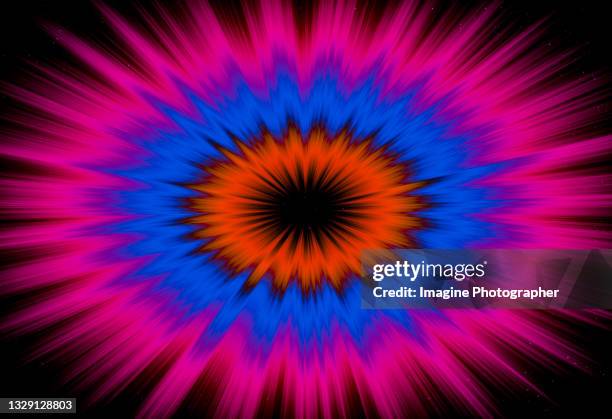 abstract, deep colorful graphic on space background. - time machine stock pictures, royalty-free photos & images