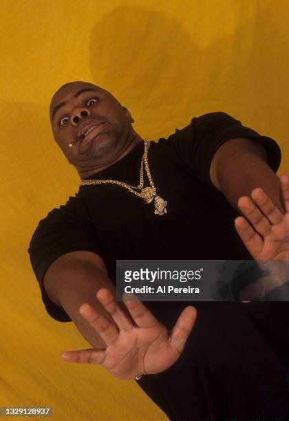 Rapper Biz Markie is shown in a portrait taken on June 10, 1993 in New York City.
