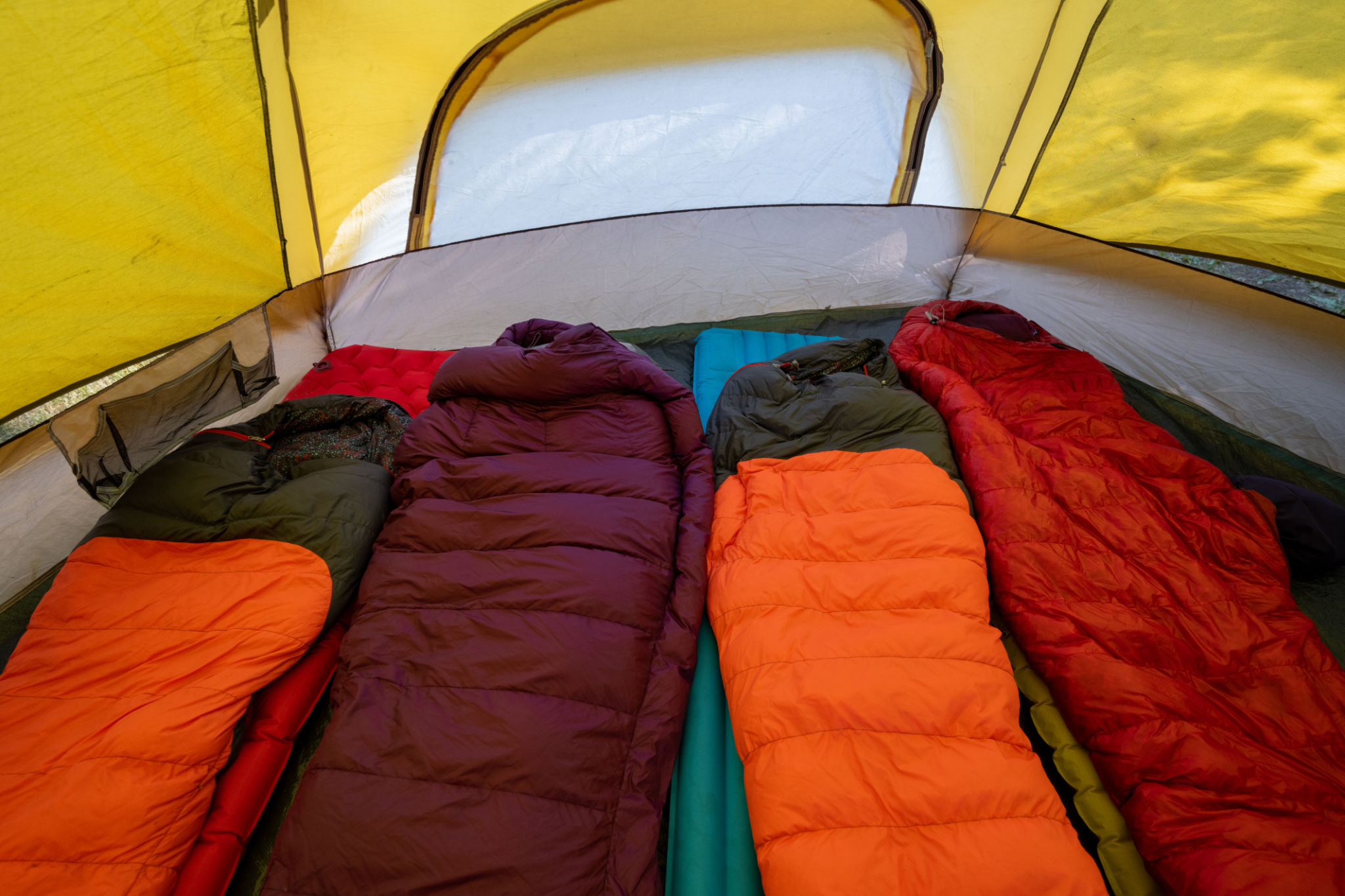 camping sleeping
