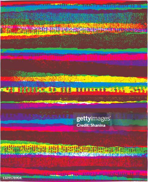 multicolored torn stripes background - v5 - cmyk pattern stock illustrations