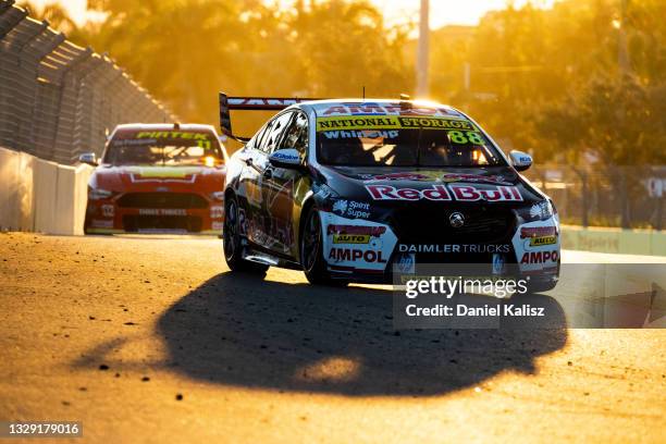 Jamie Whincup drives the Red Bull Ampol Racing Holden Commodore ZB during race 1 of the Townsville SuperSprint which is part of the 2021 Supercars...